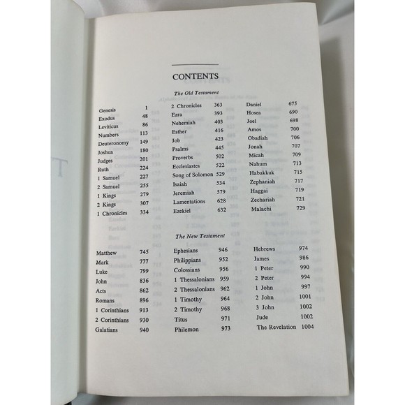 The‎ Living Bible by Kenneth N. Taylor (1971, Hardcover) - Picture 5 of 6